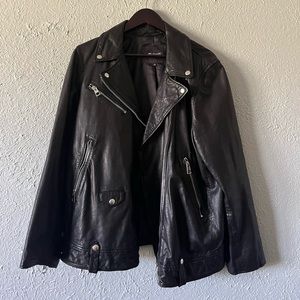 MADEWELL XL Oversized Leather Jacket - ONLY WORN ONCE